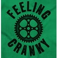 thumbnail image 2 of Feeling Cranky Bicycle Crank Cyclist Zip Up Hoodie Men's Women's Brisco Brands 5X, 2 of 6