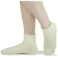 thumbnail image 2 of YooGuoGuo Ankle Ruffle Socks Women - Cute Crew Frilly Sock - Low Cut Cotton Socks, 2 of 6
