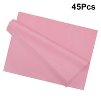 Hemoton 40 Pcs Gift Wrapping Paper Christmas Floral Tissue Ribbon Pink