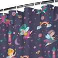 thumbnail image 3 of Fairy Princess Magic Pattern Shower Curtain 36"x72" ,Bathroom Decorative Shower Curtains Set with 12 Hooks,Modern Waterproof Washable Shower Curtain, 3 of 6