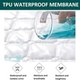 thumbnail image 3 of Mattress Protector Waterproof, Soft Quilted Mattress Cover Breathable Noiseless Machine, 3 of 7