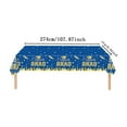 thumbnail image 3 of Xoxingysm Decorative Table Banner 2025 New Grad Graduation Season Tablecloth Disposable Tablecloth School Decoration Graduation Season Decoration, 1× Tablecloth, 3 of 4