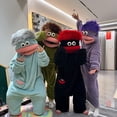 thumbnail image 6 of Big Mouth Monster Onesie, Funny Frog Hoodie, Cozy Flannel Pajamas with Giant Comb,Home Loungewear, 6 of 8