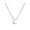 C, variant on Silver Initial Necklaces For Women Alphabet Jewelry A-Z Elegant Pendant Necklace Minimalist For Her