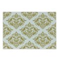 thumbnail image 1 of Damask Cutting Board, Baroque Victorian Design with Floral Swirls Dots for Classical Lovers, Decorative Tempered Glass Cutting and Serving Board, Small Size, Yellow and White, by Ambesonne, 1 of 1