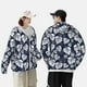 thumbnail image 4 of Balery White Leaves Sudadera ligera de manga larga con capucha y protección solar UPF 50+ para hombre y mujer, ideal para pesca y running-3X-Large, 4 of 7