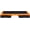 Orange, variant on ZENY 43'' Exercise Aerobic Step Platform, Adjustable Fitness Stepper with 4 Stackable Risers, Aerobics Stepper Workout Stepper for Home Gym Cardio Strength & Training
