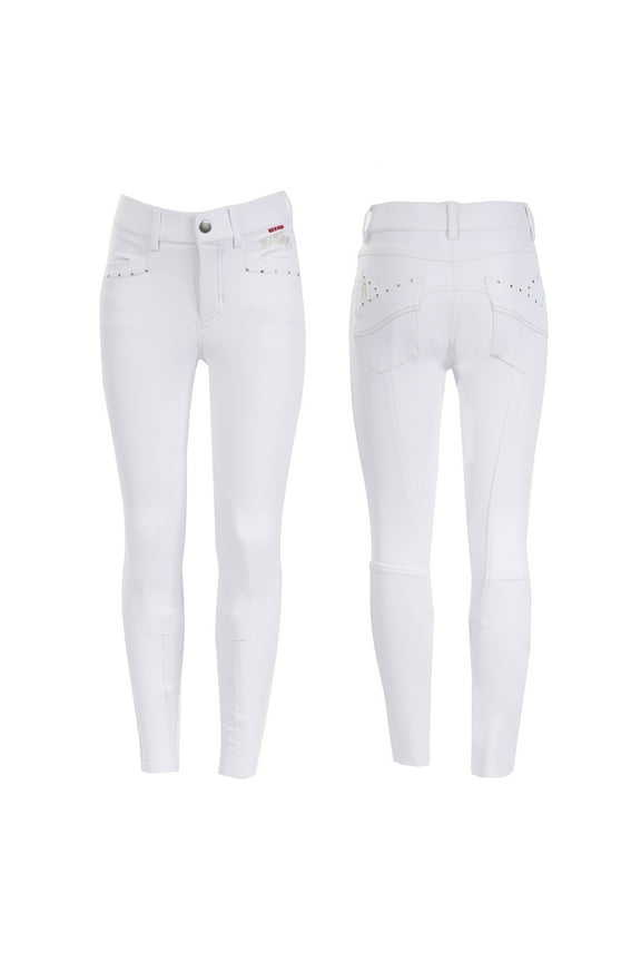 Girls Olivia Silicone Full Seat Breeches
