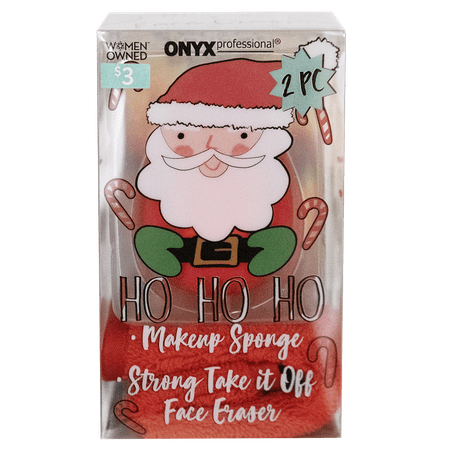 Onyx Professional Ho Ho Ho Sponge and Cloth Gift Set