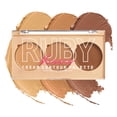 thumbnail image 1 of Ruby Kisses Contour Palette 3 en 1 Contour Conceal Highlight All-In-One Mini paleta Paleta de contorno en crema de larga duración y fácil de mezclar para pieles grasas y secas (mediana a bronceada), 1 of 5