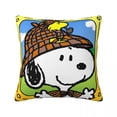 thumbnail image 3 of Funda de almohada decorativa con personajes de cómic de Peanuts, Merchandising para el hogar, Funda de almohada divertida de Snoopy y Charlie Brown, Funda de almohada con cremallera, Varios tamaños, 3 of 5