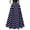 Z55-Blue, variant on Long Flowy Skirts for Women Front Slit Solid Color Soft 2026 Elastic High Waist Chiffon Flowy Skirts with Pockets