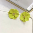 thumbnail image 6 of UDIYO Women Fashion Painting Multicolor Flower Stud Earrings Summer Beach Jewelry Gift, 6 of 7