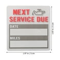 thumbnail image 3 of 2 Rolls Car Oil Change Service Remind Sticker Maintenance Service Label Sticker, 3 of 7
