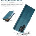 thumbnail image 5 of Wallet Case for Samsung Galaxy S22 Ultra,Magnetic Protect PU Leather Flip Case with Card Holders RFID Blocking Kickstand Shockproof Protection Case for Samsung Galaxy S22 Ultra (Blue), 5 of 16