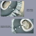 thumbnail image 4 of Neinkie Cat Cone Collar Soft, Stop Licking E Collar for Recovery, Neck Circumference, Post Surgery Stress Relieving with Adjustable Strap Enclosures, 4 of 7