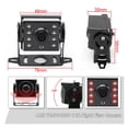 thumbnail image 5 of AHD 1920x1080P 9 Inch IPS Screen Truck Bus Vehicle DVR Recorder Monitor With 2 Channels Front Rear IR AHD Car Parking Camera ,Easy to Operate, 5 of 7