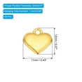 thumbnail image 2 of Encanto de joyería dorada Uxcell, 50 piezas de colgantes de amor goteante DIY para collar, pulsera, arete, 2 of 6