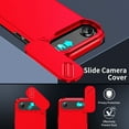 thumbnail image 4 of Allytechgroup Magnetic Case for iPhone Air, Include 1x Screen Protector Sliding Camera Lens Protector Compatible with MagSafe Shockproof Anti-Scratch Slim Fit Phone Case for Women Men, Red, 4 of 9