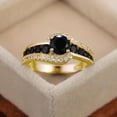 thumbnail image 6 of PERITANG Classic Valentine's Day Cocktail For Her Gift for Wife Dazzling Comfortable Fit Cubic Zirconia AAA Zircon Ring Perfect Present Gift Box Included, 6 of 9