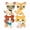 multicolor-4, variant on 3 PCS Minilpsshop Little Pet Animal Figures Toys,Shorthair Cat #339 & Collie #363 &Wolfcat #1953 with Accessories as the Picture