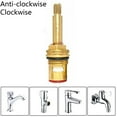 thumbnail image 3 of Mduoduo Shower Bath Tap valve Cartridge Quarter Turn flow Long Tall Stem insert 20 1/2",Anti-Clockwise, 3 of 6