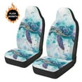 thumbnail image 4 of Uorisanigo Car Seat Covers, 2-Pack Easy Installation Blue Sea Turtle Front Seat Covers Comfort and Protection Seats Cushion for Most Cars, Auto Interior Accessories, 4 of 7