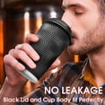 thumbnail image 4 of Ginkgo 100 Pack 16 oz Disposable Insulated Coffee Cups with Lids, Paper To-Go Coffee Cups for Coffee Bars, Hot Chocolate, Cocoa, and Hot Tea Drinks -, 4 of 6