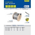 thumbnail image 2 of Cable Acero Recubrimiento Pvc 7X7 Cal 3/16 75M Surtek, 2 of 3