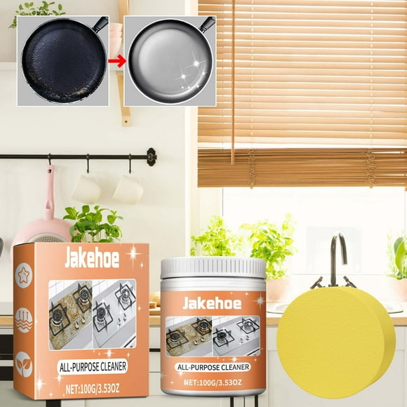 LSLJS Multi-functional Stain Removal and Cleaning Oxygen Descaling Good Power To Stain Removal Bubble Oil and Dirt Net Music 100g, Antifouling Cream