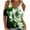 Green, variant on Patlollav Plus Size Women V-Neck T-Shirt Loose and Comfortable Casual Off Shoulder Blouses
