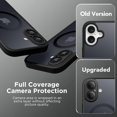 thumbnail image 6 of Magnetic Compatible with iPhone 16 Case, Upgraded [Full Camera Protection] [Compatible with MagSafe] Protective Translucent Matte Women Girl Phone Case Cover, Black, 6 of 14
