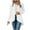White, variant on VSSSJ Women's Long Sleeve Cardigan Casual Open Front Drape Cardigan Lightweight Duster Irregular Hem Cardigans Tops Beige S