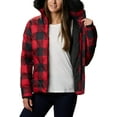 thumbnail image 5 of Columbia Womens ICY Heights Ii Down Jacket Mountain Red Buffalo Print X-Small, 5 of 8