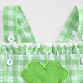 thumbnail image 6 of Gubotare Toddler Girls Summer Romper Girl's Casual Sleeveless Jumpsuits Spaghetti Straps Overalls 0 3 6 9 12 18 24 Months (Green,18-24 Months), 6 of 8