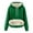 Green, variant on cocolona Womens Fleece Hoodies Winter Warm Long Sleeve Hooded Sweatshirts Fashion Casual Solid Color Pullover Tops