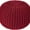 Red, variant on · REDEARTH · Round Pouf Ottoman - Hand Knitted Cable Boho Poof - Foot Stool Bean Bag - Home Décor Stuffed Footrest for Living Room - Nursery - Bedroom - 100% Cotton Poufs (19.5"x19.5"x14") - Red
