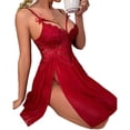 thumbnail image 2 of Vestido de lencería para mujer tela de poliéster fácil de ajustar correa de espagueti amigable con la piel ropa de dormir transpirable para fiesta temática ANGGREK Otros, 2 of 7