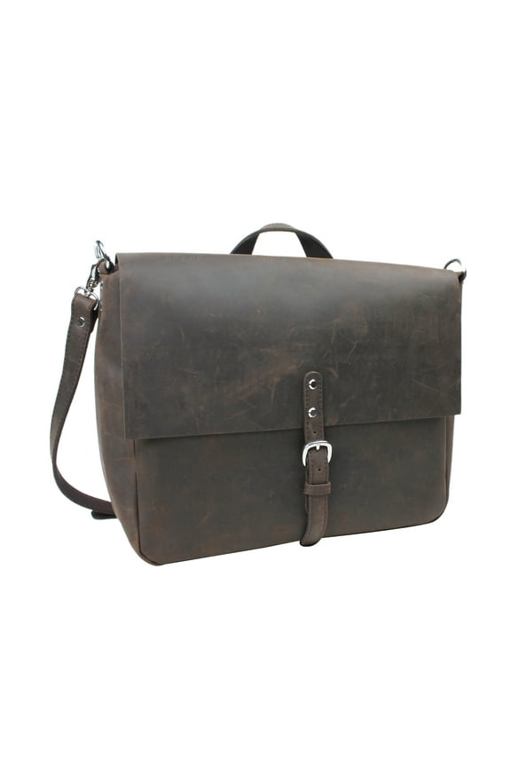 Full Grain Leather Casual Messenger Bag LM26.DB