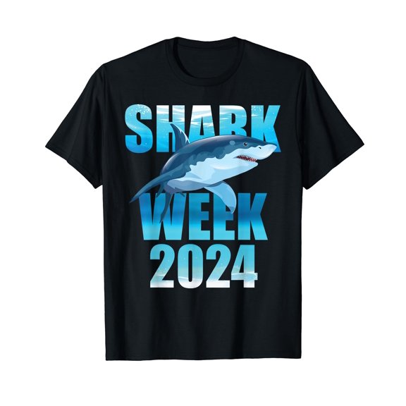 Shark 2024 Week Passion For Shark Lover Family Scuba Diver T-Shirt
