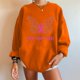 thumbnail image 2 of Gibobby Sudadera oversize mujer Sudadera de Forro Polar Sudadera casual para Mujer(Naranja,CH), 2 of 3