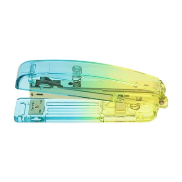Gradient Color Stapler Portable Manual Major Iron Acrylic 15.00X6.50X3.50CM Student