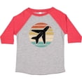 thumbnail image 3 of Inktastic Airplane Pilot Vintage Sunset Boys or Girls Toddler T-Shirt, 3 of 5