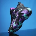 thumbnail image 2 of Zapatillas de baloncesto de alta calidad para hombre, zapatos de entrenamiento deportivo antideslizantes con amortiguación, tobillo atlético, gimnasio con cordones, entrenador profesional Unisex, 2 of 5
