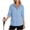 Blue, variant on Jacket for Women Long Sleeve Going Out Casual Outerwear with Pockets Lightweight Jackets Fall Winter Full Zip up Hoodie S-3XL