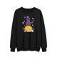 thumbnail image 1 of Sudadera con capucha de manga larga con estampado de calabaza y gato de Halloween para mujer Fridja  ghj987+100, 1 of 3