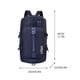 thumbnail image 2 of Mochila Deportiva Convertible - Bolsa para Yoga, Gimnasio, Natación, con Compartimento para Zapatos, Almacenamiento En Seco y Húmedo, 45 X 25 X 21 Cm, Mochila de Viaje de Nailon de Secado Rápido., 2 of 2