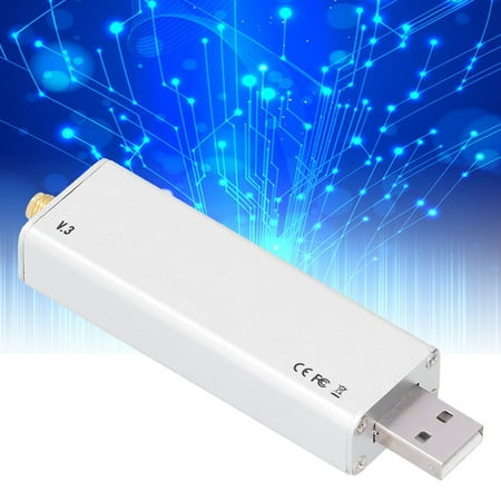 

Garosa Full Band Tuner Full Band Receiver Aluminum Alloy RTL‑SDR 0.1MHz To 1.9GHz Full Band Tuner For Talk Signal Reception RTL‑SDR Full Band Tuner