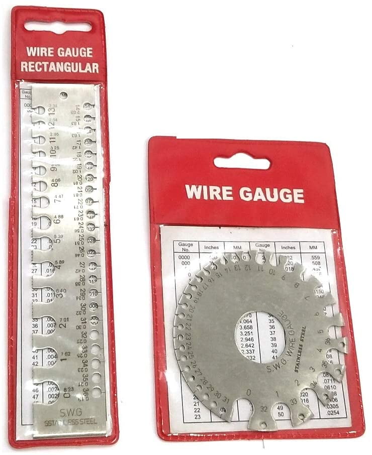 Assorts Stainless Steel Wire Gauge Set imperial & Metric