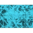 thumbnail image 1 of Ahgly Company Indoor Rectangle Abstract Light Blue Modern Area Rugs, 5' x 7', 1 of 4